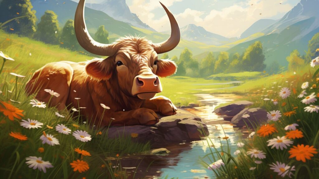 Earthy Taurus enjoys the simple pleasures in life.